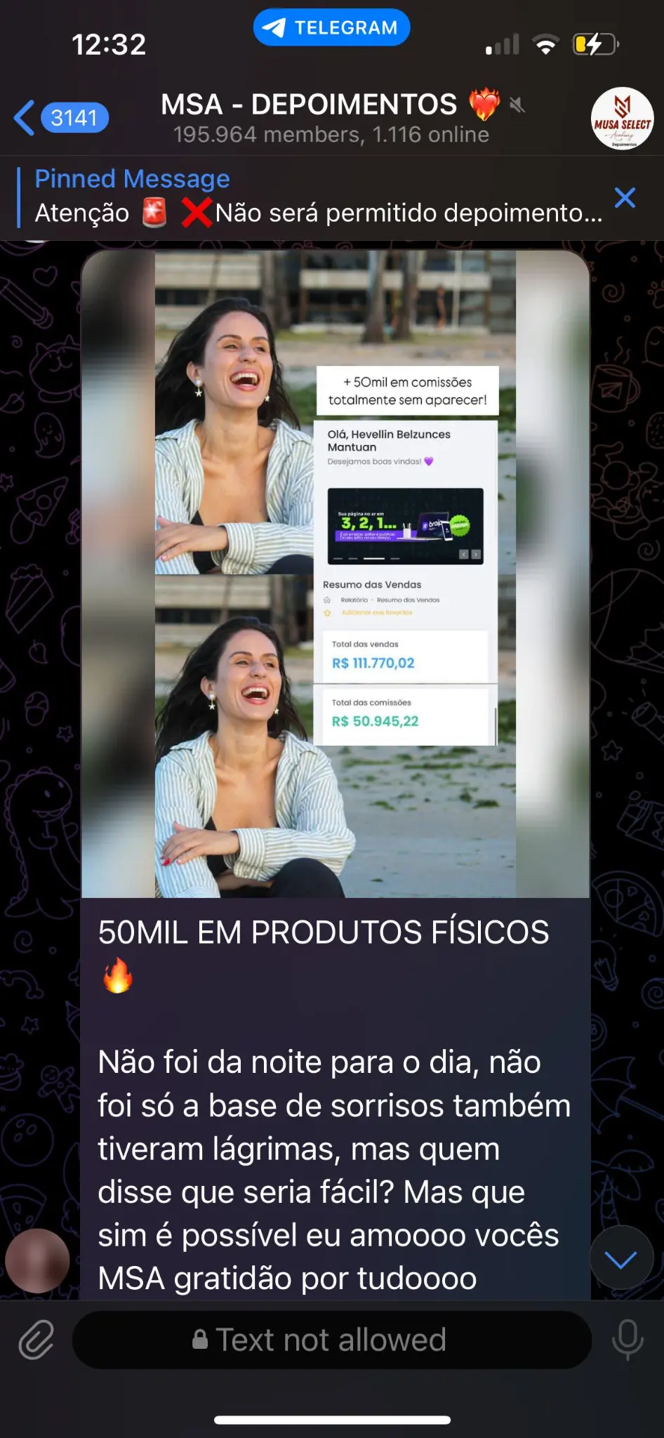 Depoimento MSA